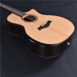 Full solid wood Customized solid wood acoustic guitar solid rosewood back and