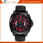 9062 Naviforce Watch Quartz Movement Stainless Steel Leather Band Sports Watch