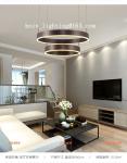 Good Look Home LED Lamp Round Iron Simple Coffee Color Or White