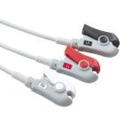 ECG Parts 3 Lead AHA Grabber ECG Cable Assembly Durable Design 24 Months Shelf