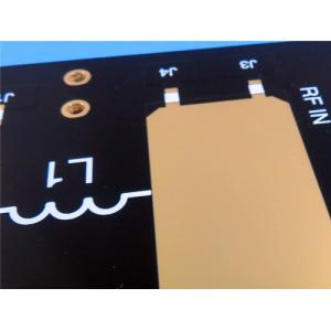 China Double-Sided F4BTMS220 RF PCB Board with 0.127mm Thick Core and UL-94 V0 Flame Retardancy factory
