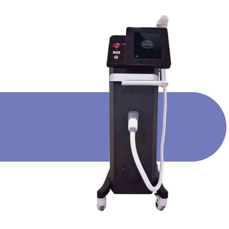 10.4 Inch 808nm Diode Laser Hair Removal Device Triple Wavelength Skin Rejuvenation