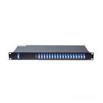 1U 19in Rack Mount WDM Mux Demux LC Dual Fiber 18 Channel