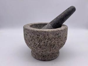 China Moisture Resistant Round Stone Mortar And Pestle Eco Friendly factory