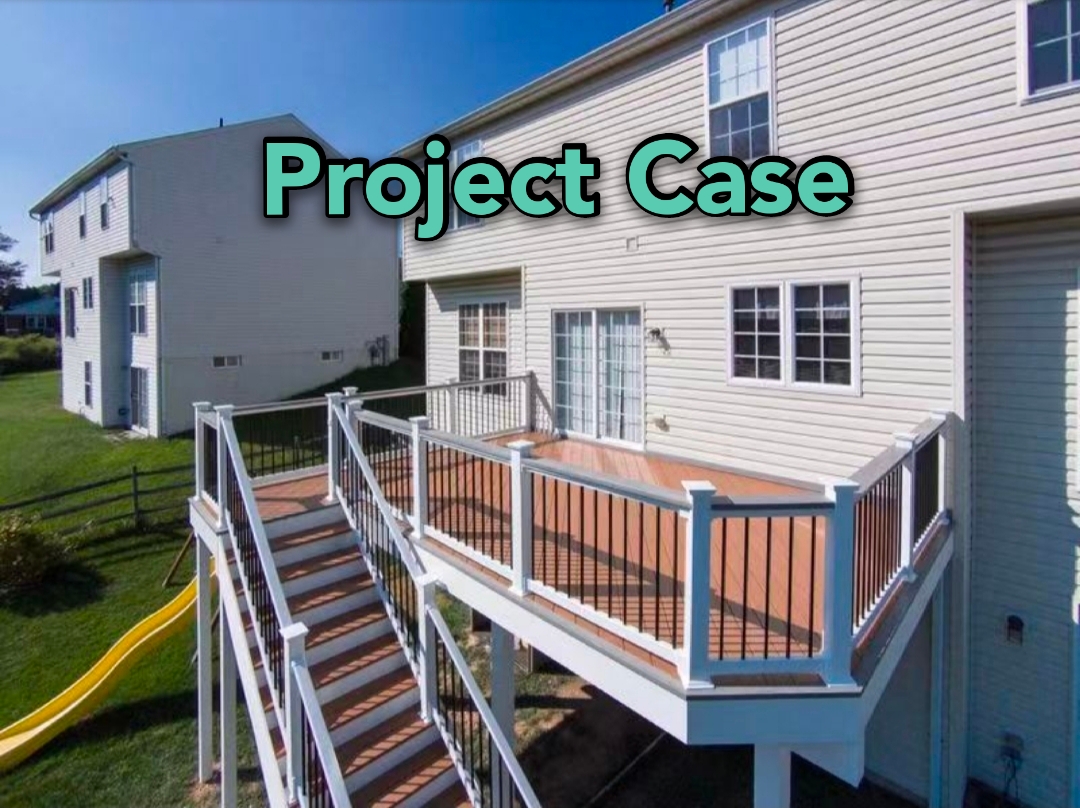 Distressed PVC Decking Board for Easy Installation Outdoor WPC Co-extrusion Flooring Deck