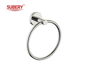 China bathroom accessories stainless steel towel ring Easy to store wall mounted towel loop factory