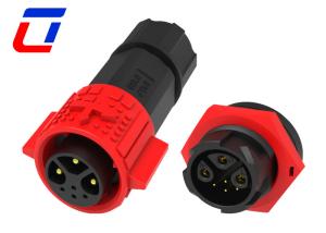 China 300V Wire To Board IP67 Waterproof Connector 3 Pin Male Power 4 Pin Female Signal factory