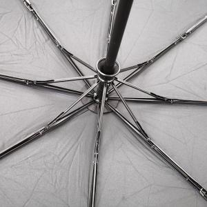 Luxury Owl Handle Auto Open Close Umbrella With Black Rubber Coating Canopy