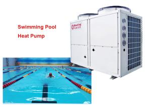 China 50KW 380V Air To Water Pool Heat Pump Heater With WIFI Controller factory