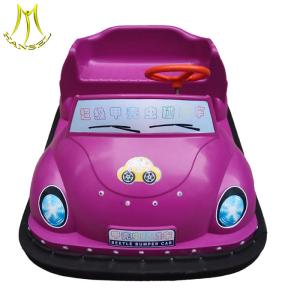 China Hansel 2018 popular toy happy car amusement park rideschildren battery operated bumper car factory