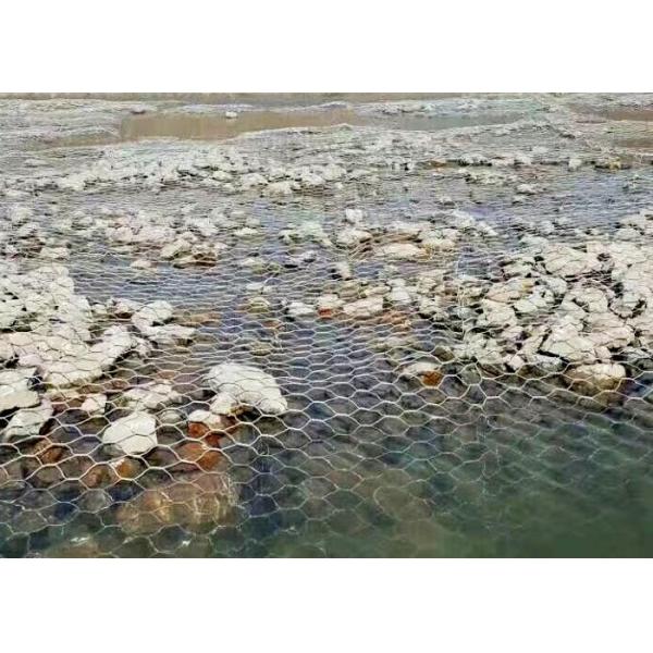 Black High Tensile Strength Gabion Mattress Mesh Size 60mm X 80mm 100mm X 120mm