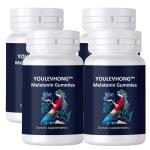 30 Serving Non GMO Fast Sleep Melatonin Gummies Dietary Supplement For Deep