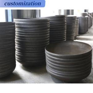 China Circle Forming Q345 S275JR Hot Press ASME Flanged Dished Tank Heads for Storage Vessel factory