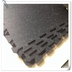 1000X1000X45mm Interlocking Rubber Mat Removable EPDM Gym Rubber Flooring