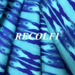 Printing Color Warp Knitted Fabric , Yoga Pants Material Premium Stretch Fiber