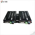 20km 1Ch Bidirectional DVI Fiber Optic Extender RS232