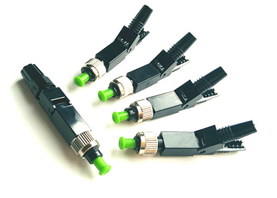 0.2 dB Fiber Optic Fast Connector FCAPC Quick Installable Connector For FTTH Drop Cable