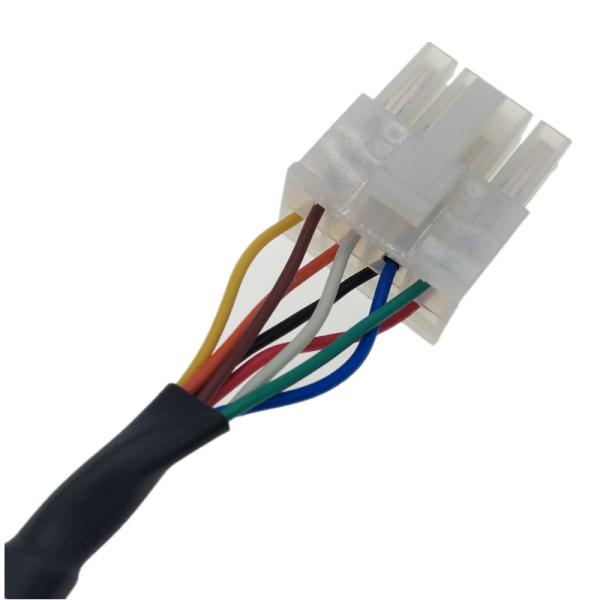 PA66 MOLEX Wiring Harness Mini Fit 8pin Connectors 24AWG Cable