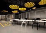 Suspended Sound Proof Pet Acoustic Ceiling Board Polyester