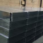 3m Length Cable Metal Tray Silver Wall Mounted Wireway Cable Tray