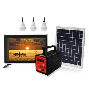 China 13000mAh Polycrystalline Solar Energy TV 20W 16V Family PCBA factory