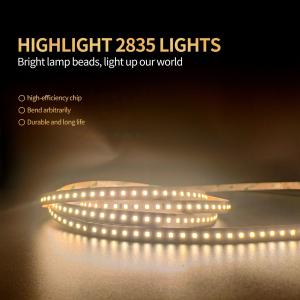 China Low Voltage 24V 2835 LED Strip for Hotel Lighting Bathroom Mirror Lighting factory