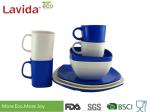 Square Shape Melamine Dinner Set Popular Color Anti - Bacteria Formaldehyde Free