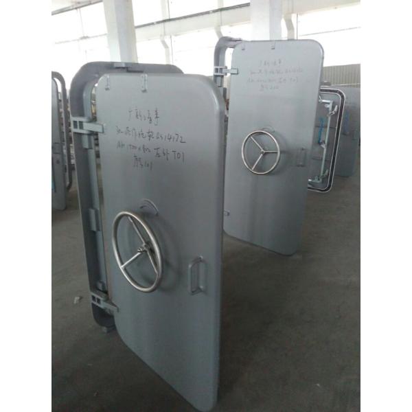 A60 Marine Access Doors Fire Proof Single Leaf Wheel Handle Watertight Steel Doors