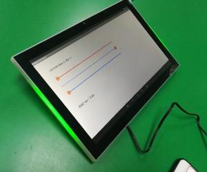 Room Signage Display With POE, LED, NFC And Inwall Mount Brackets