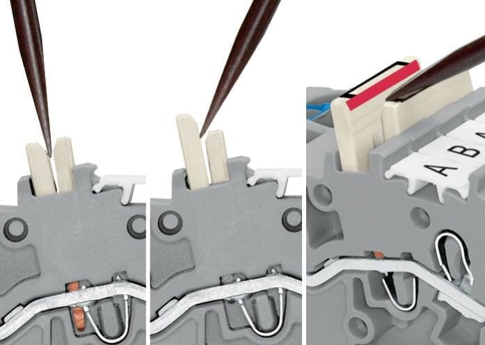WAGO Din Rail Mounted Terminal Blocks For Multi Layer Electrical Installation