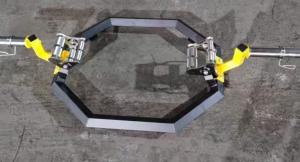 China Gym Hexagon Barbell Hard CR Plating / Heat Treatment Rotable Bars factory