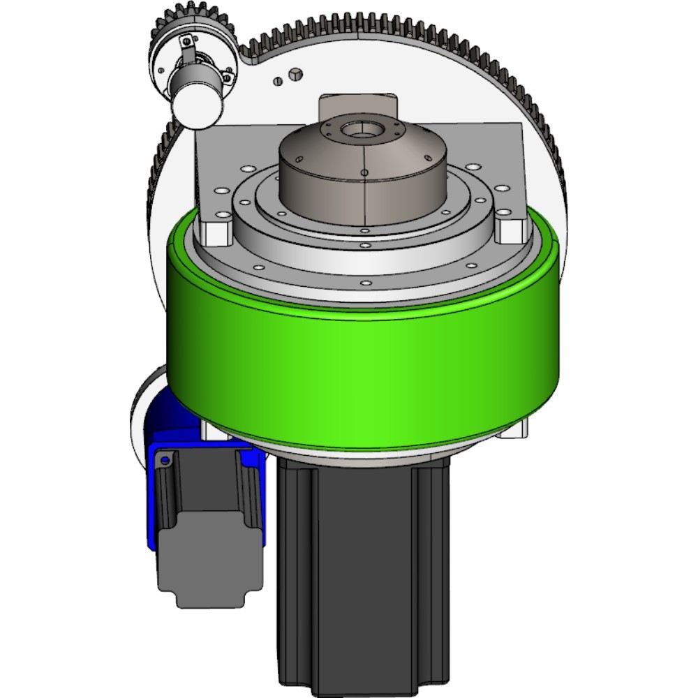 Brushless Motor AGV Wheel Drive 390mm Height Direct Drive Electric Wheel Motor