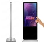 43 inch double screens monitors table player Floor Standing digital signage