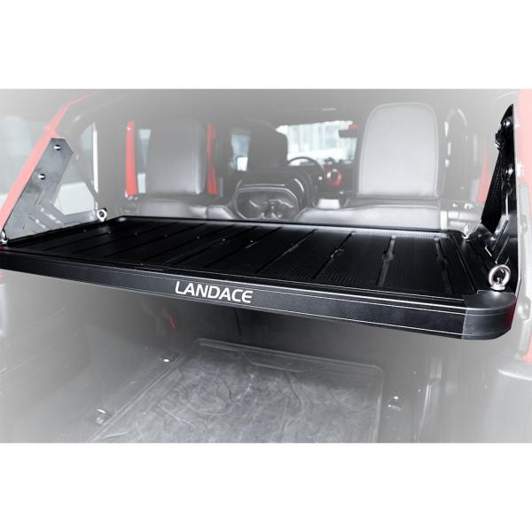 Jeep Cargo Internal Storage Shelf Black Aluminum Extrusion Used for Storage