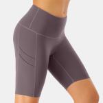 Women Bike Cycling Shorts With 3 Side Phone Pocket Running Training Shorts