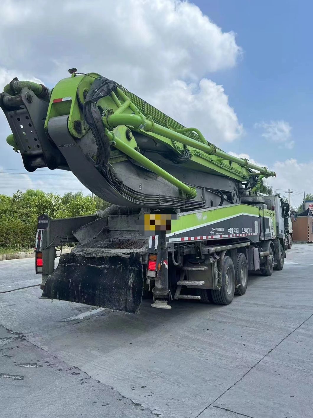 Zoomlion Concrete Boom Pump 56m Concrete Batching Plant Mercedes Benz Concrete Pump Truck Machine Equipment