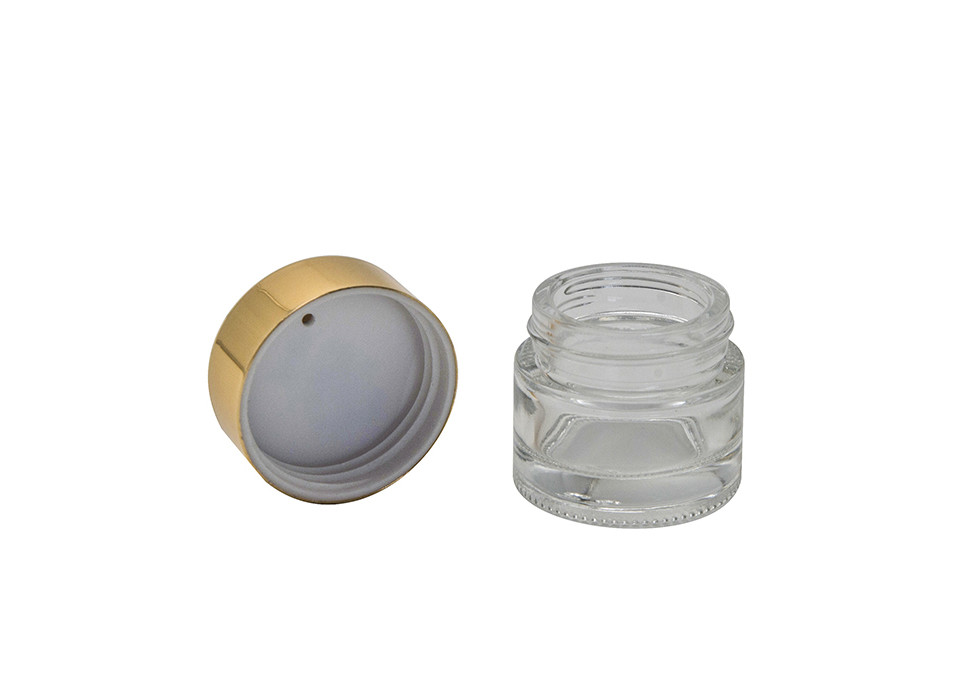 Screw 100ml Aluminum Compact Case 2 Oz Makeup Jars