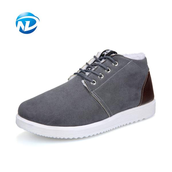 Lace-up Suede Shoes PVC Outsole Winter Shoes For Men Good Quality Factory Price