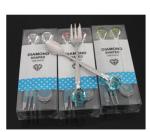 New creative promotion gift product stainless steel fork+sppon wedding gift