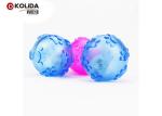 Random Color Pet Toys Chasing Bounce Rubber Ball LED Light Up Flashing