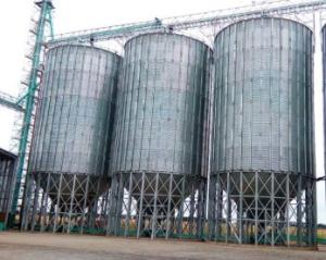 China Conical Hopper Bottom Grain Bins Grain Storage With Galvanized Steel Sheets factory