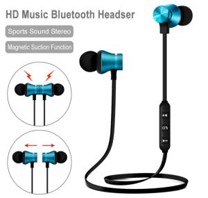 China Magnetic Suction Mobile Phone Bluetooth Earphones With Mic Auto Pairing factory