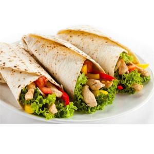 China 800 - 3000 Pieces/H Stainless Steel Tortilla Production Line With Alloy Steel Roller factory