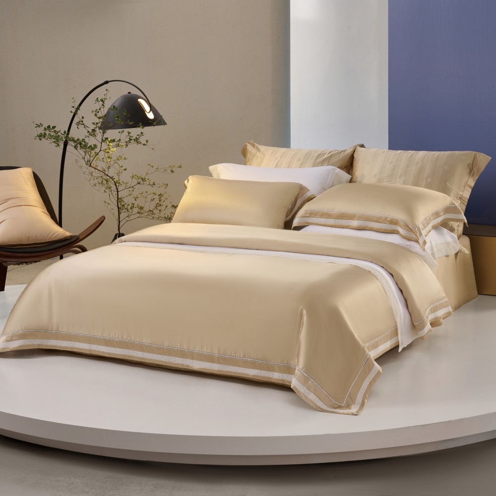 60s Fabric Count 3-Piece Set for Bedroom Customizable Designer Double Bedding Set
