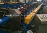 Hydraulic Decoiler Cassette Round Pipe Down Spout Roll Forming Machine PLC