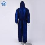 OEM Protective Coverall Suit PP Material Coverall Royal Blue Protective Coverall