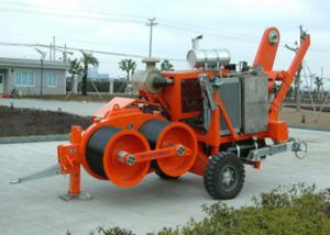 China Cable Stringing Equipment Hydraulic Cable Puller Winch 220KN Capacity factory