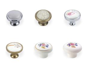 China Decorative Kitchen Cabinet Knobs , Zinc Alloy Furniture Drawer Knobs factory