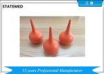 Orange Laboratory Health Care Supplies / 30ml 60ml 90ml Rubber Bulb Syringe