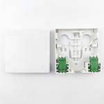Best 2 Cores LC APC Plastic Fiber Optic Faceplate Socket Panel for Wired LAN